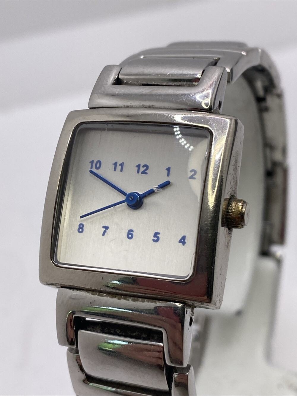 Womens Android Brand Silver Watch Works New Battery
